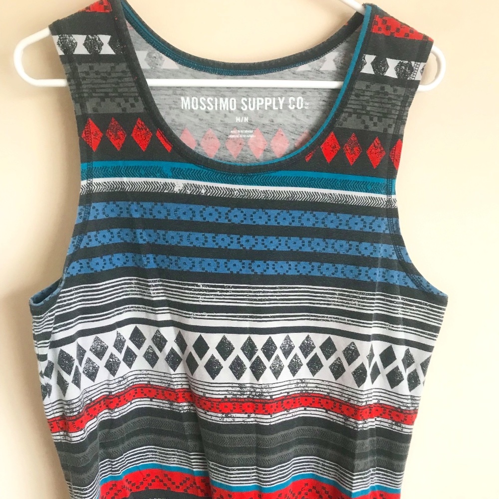 Men’s Mossimo Patterned Tank Top